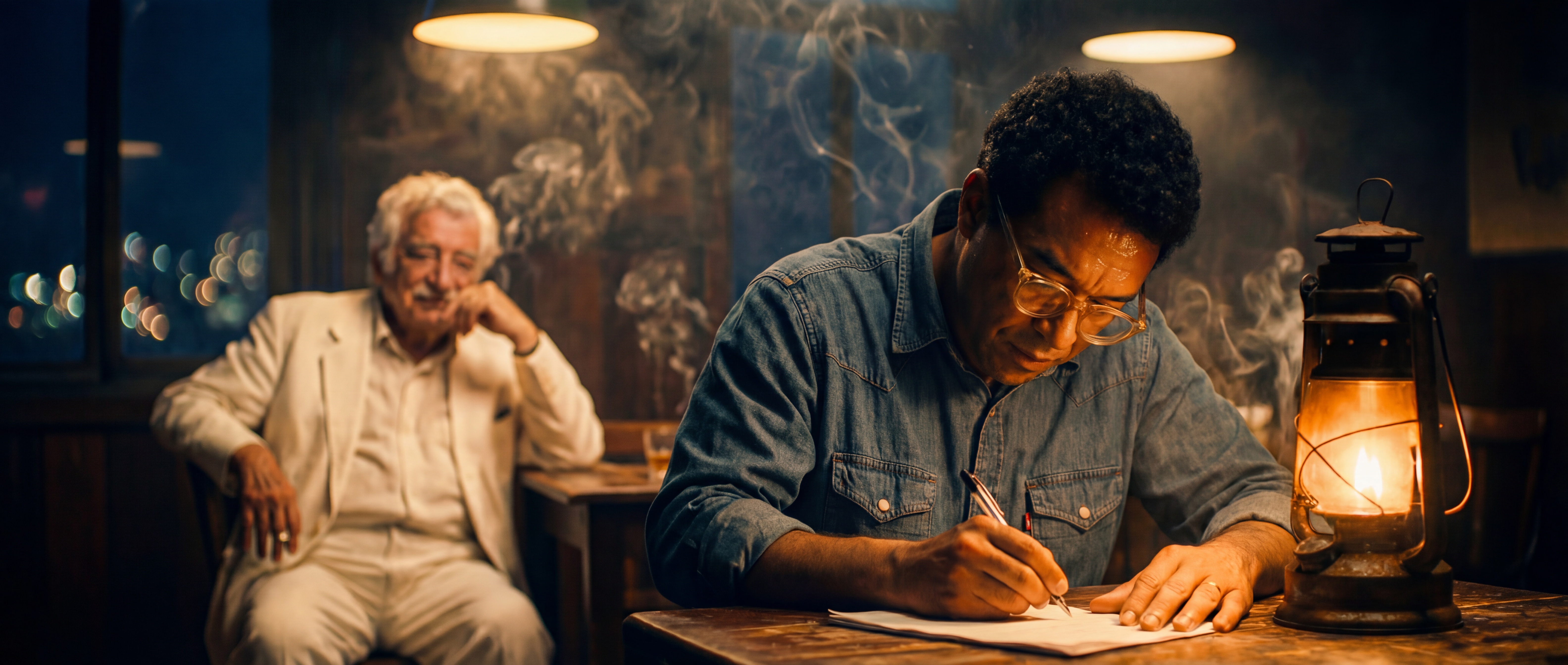 Herbert Vianna e Jorge Amado